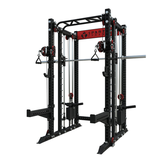 Spartaks Strength KB2403 Functional Smith Machine (3”×3”, 9-Gauge Steel)