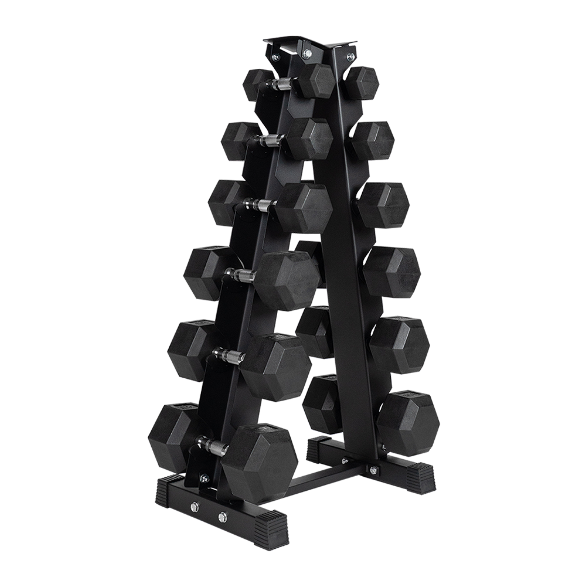210LB Dumbbell Set with Vertical Rack | Spartaks Strength