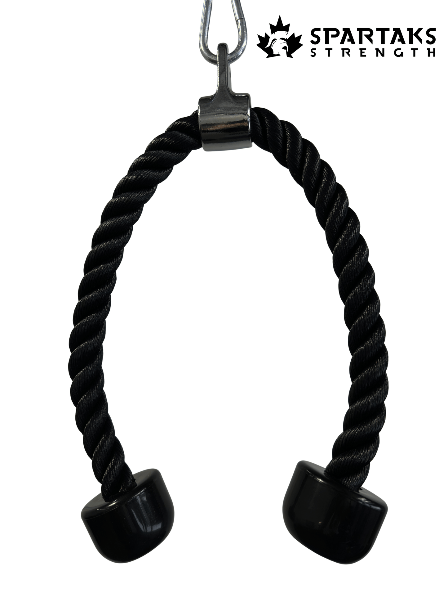 Spartaks Strength Triceps Rope Attachment for effective arm workouts and flexibility in exercise routines.