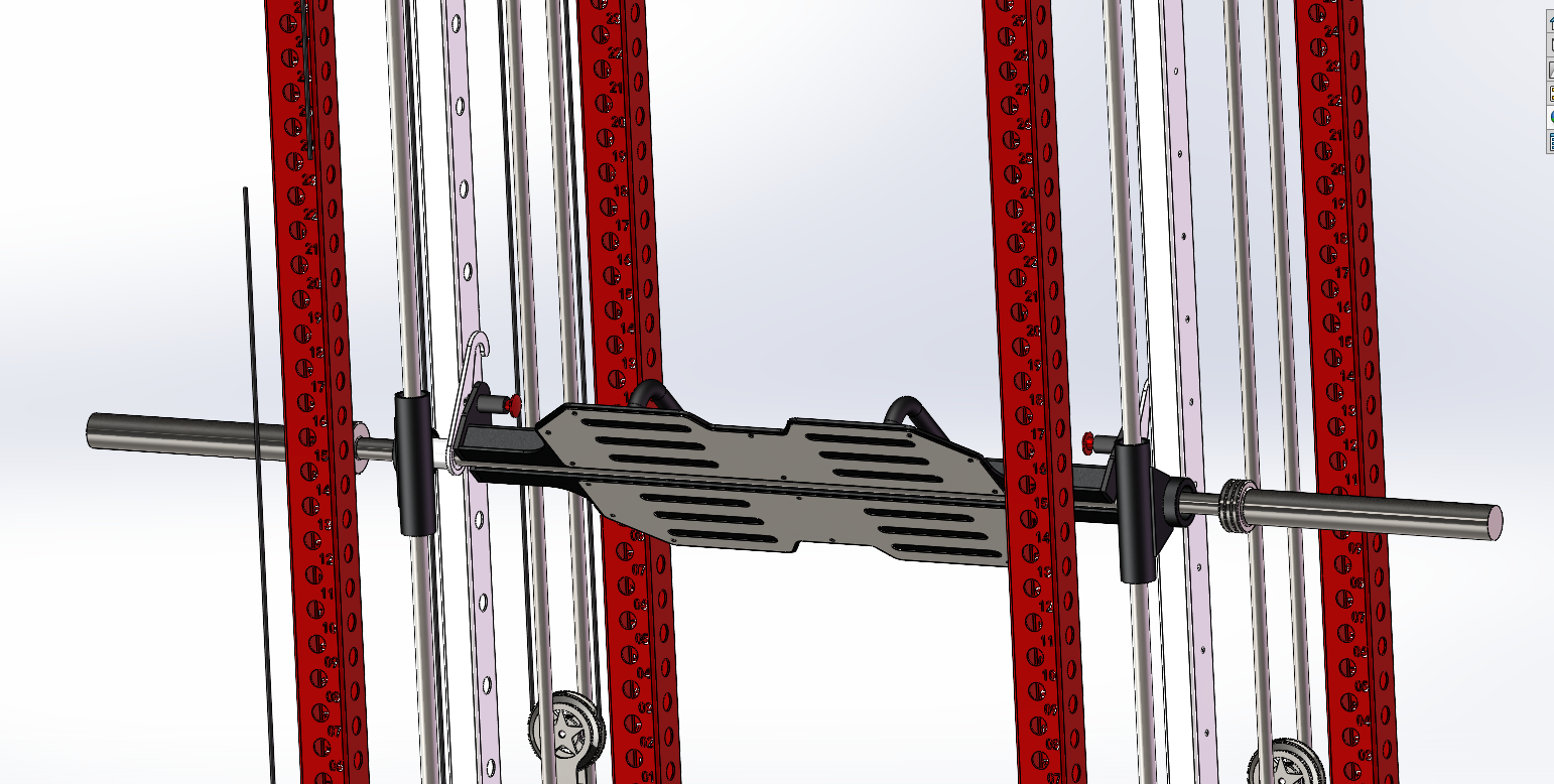Spartaks Strength Leg Press Pedal for Smith Machine image 1