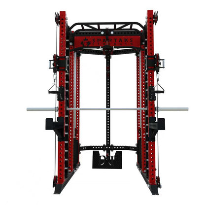 Spartaks Strength KB2407 7 Post Full Rack Smith Machine Functional Trainer