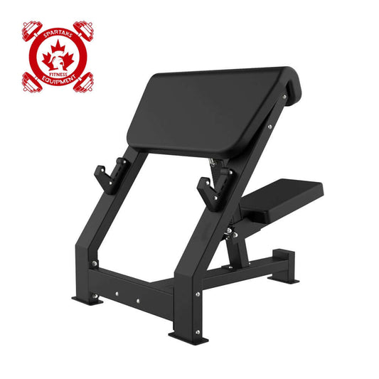 Spartaks Strength Preacher Curl Bench, arm training station for bicep isolation and strength training.