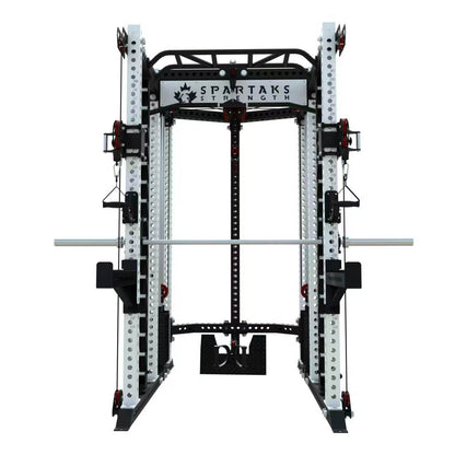 Spartaks Strength KB2407 7 Post Full Rack Smith Machine Functional Trainer