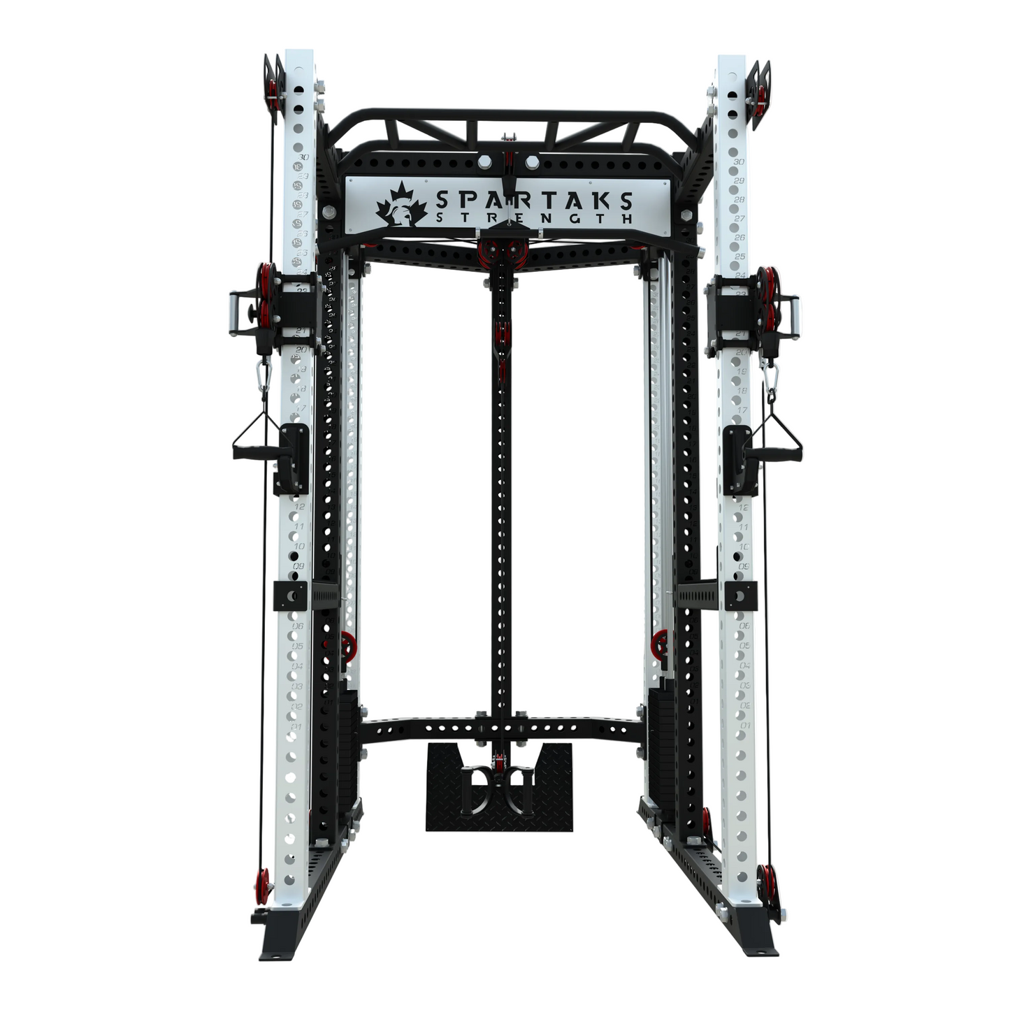 Spartaks Strength KB2407 7 Post Full Rack Smith Machine Functional Trainer