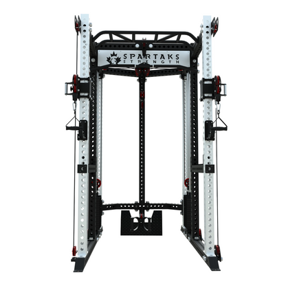 Spartaks Strength KB2407 7 Post Full Rack Smith Machine Functional Trainer
