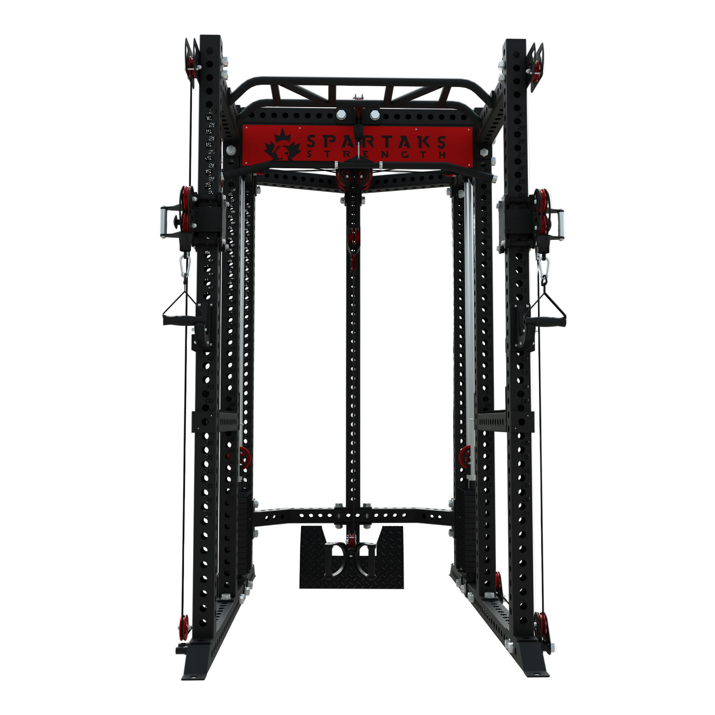 Spartaks Strength KB2407 7 Post Full Rack Smith Machine Functional Trainer
