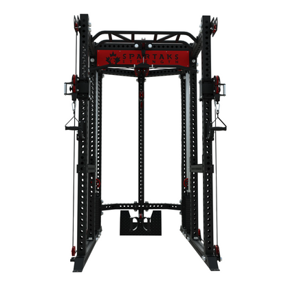 Spartaks Strength KB2407 7 Post Full Rack Smith Machine Functional Trainer