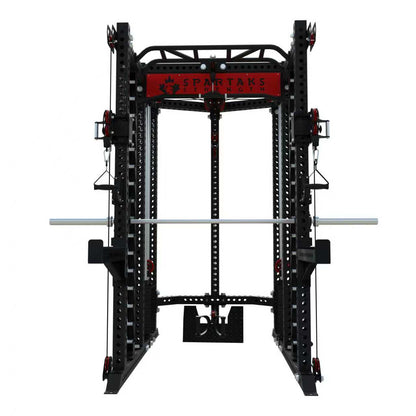 Spartaks Strength KB2407 7 Post Full Rack Smith Machine Functional Trainer