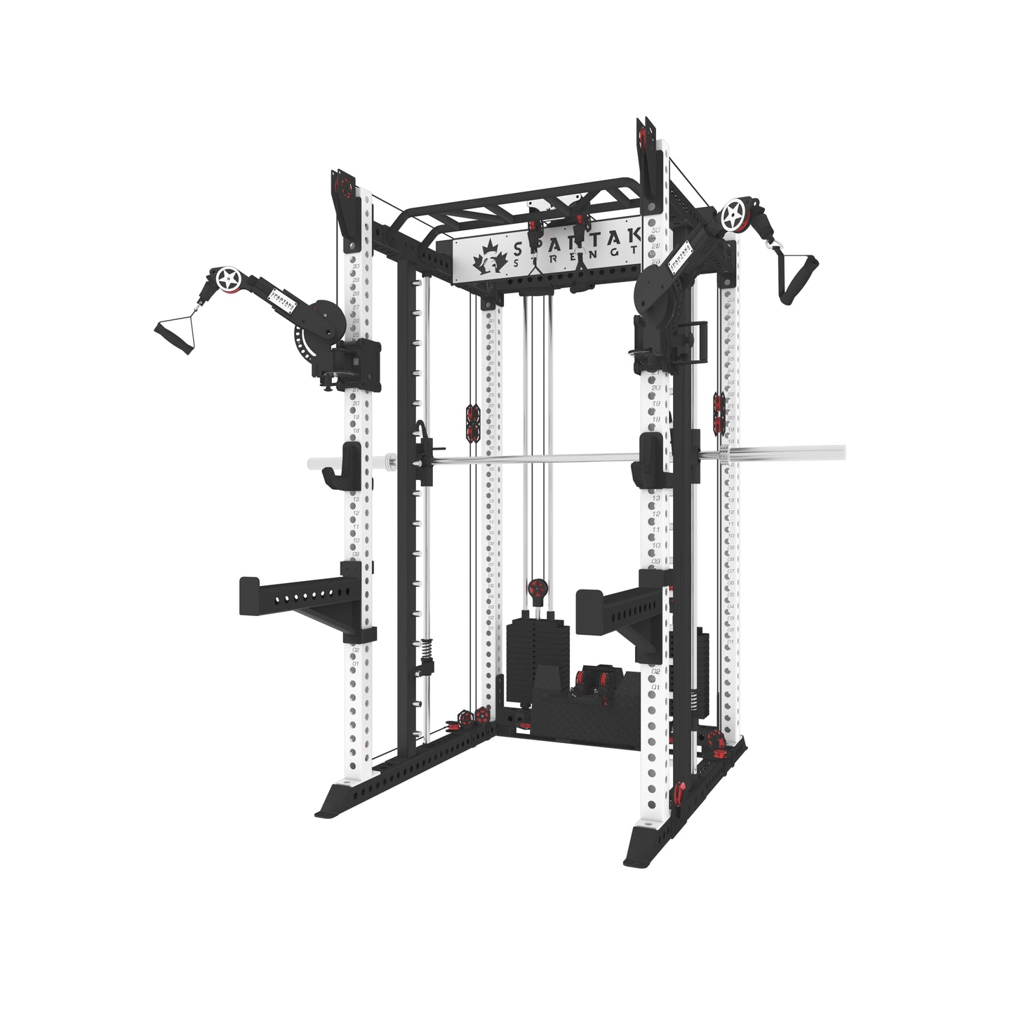 KB2406 6-Post Full Rack Functional Trainer 3"X3" 9-Gauge