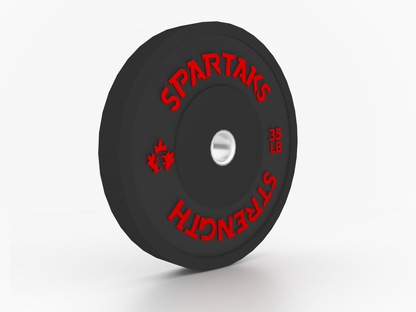 Spartaks High Performance Bumper Plates (10LB to 55LB)