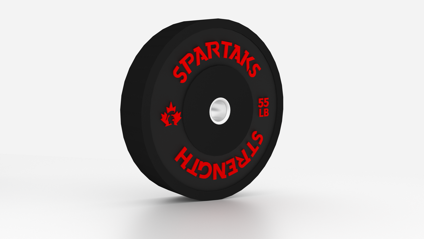 Spartaks High Performance Bumper Plates (10LB to 55LB)