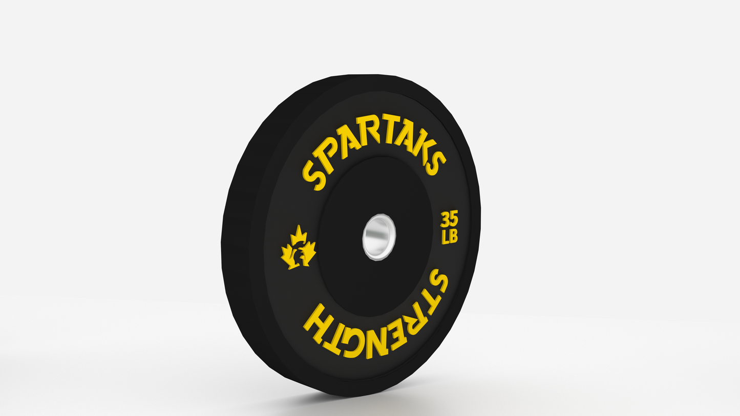Spartaks High Performance Bumper Plates (10LB to 55LB)