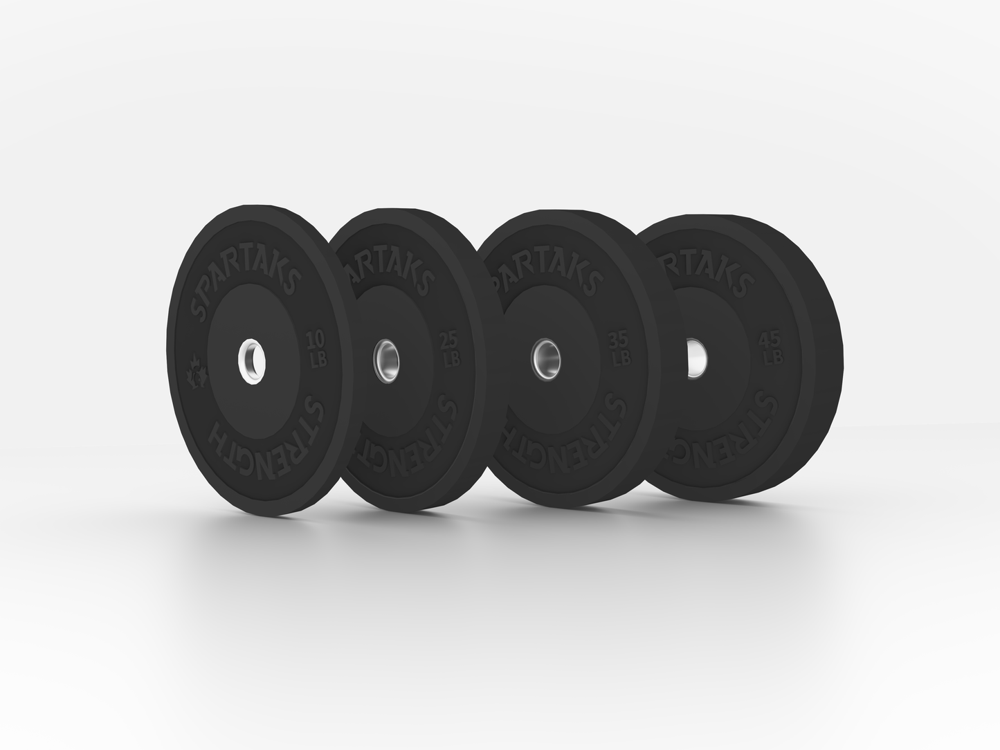 Spartaks High Performance Bumper Plates (10LB to 55LB)