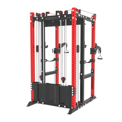 KB2406 6-Post Full Rack Functional Trainer 3"X3" 9-Gauge