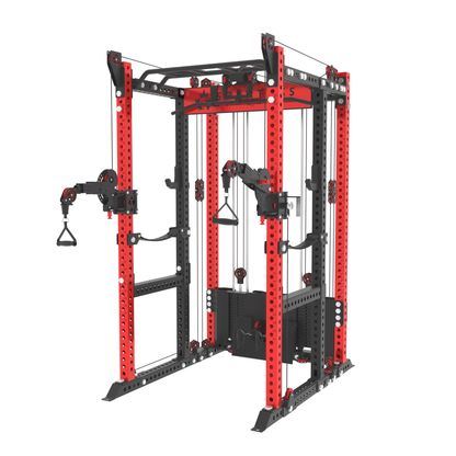 KB2406 6-Post Full Rack Functional Trainer 3"X3" 9-Gauge