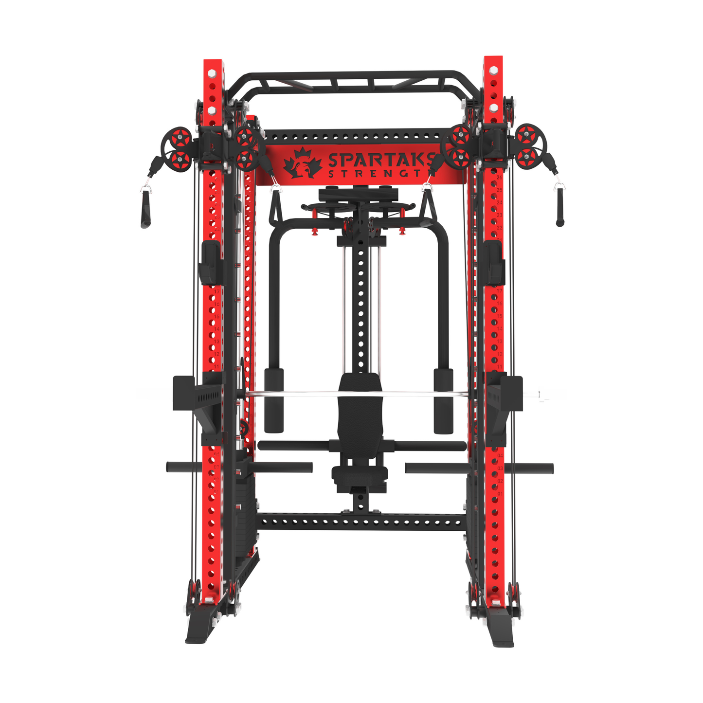 KB2407 Functional Smith Machine with Pec Deck 3"X3" 9-Gauge