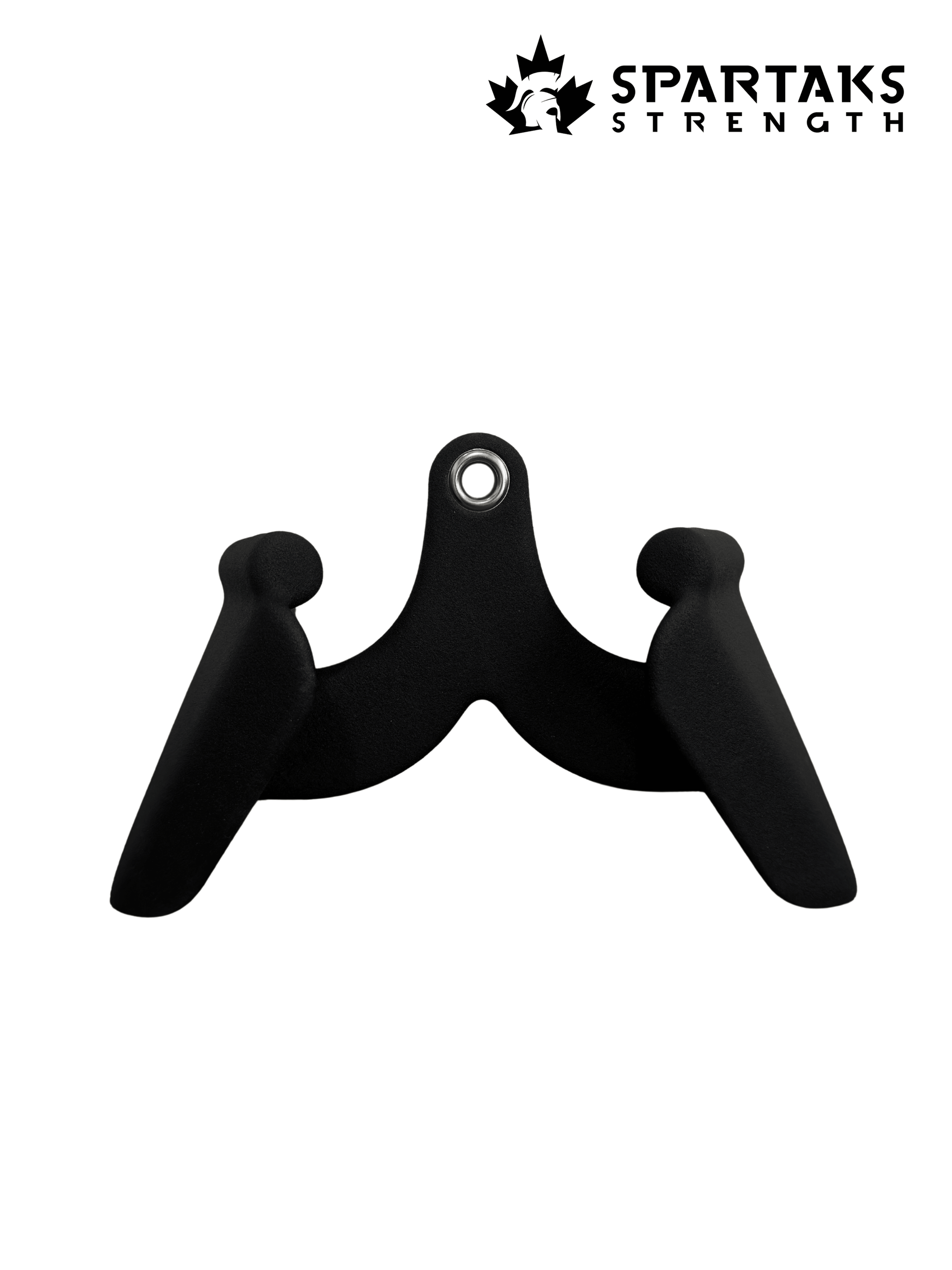 Spartaks Strength Close Grip Rubber Coated Neutral Grip Bar Attachment for fitness routines and strength training.