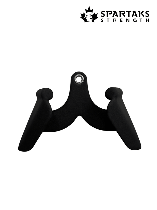 Spartaks Strength Close Grip Rubber Coated Neutral Grip Bar Attachment for fitness routines and strength training.