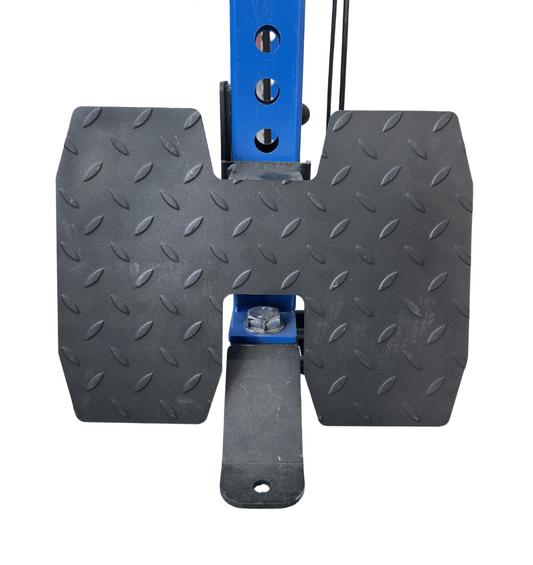 Spartaks Strength Foot Pedal with textured rubber surface, designed for gym equipment and strength training.