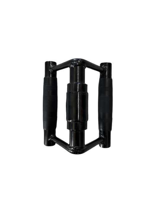 Low Row Cable Attachment for strength training, featuring ergonomic grips and heavy-duty construction.