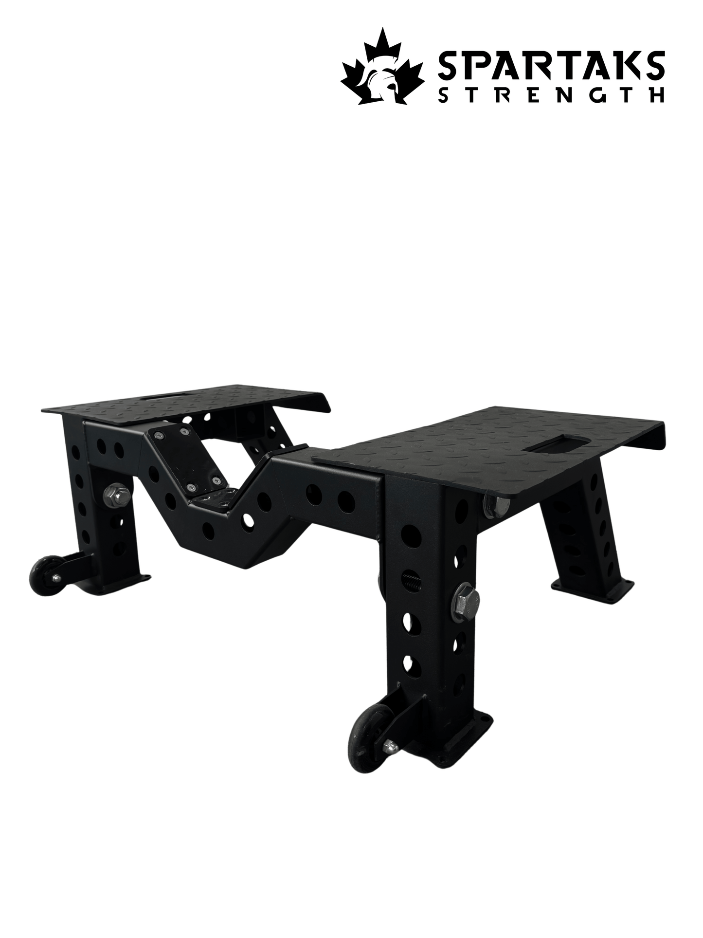 Spartaks Strength T-Bar Row Platform with heavy-duty design for stable back training and landmine exercises